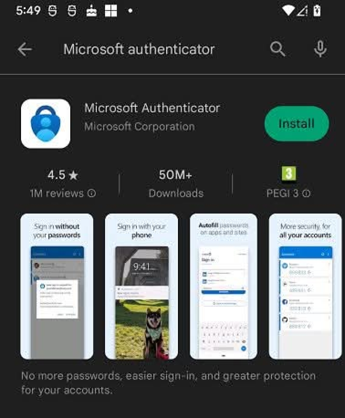 تطبيق  Microsoft Authenticator لمستوى أعلى من الحماية للبريد الإلكتروني الأكاديمي