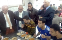4- زيارة أبوية تفقدية لنائب شئون التعليم والطلاب للمدن الجامعية بكفر سعد