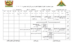 جـــدول المحـــاضرات النظريــــة والتطبيقية للفصـــل الــدراسى الأول للعـــام الــــدراسى 2014-2015 بقسم الاعلام التربوي الفرقة الثالثة